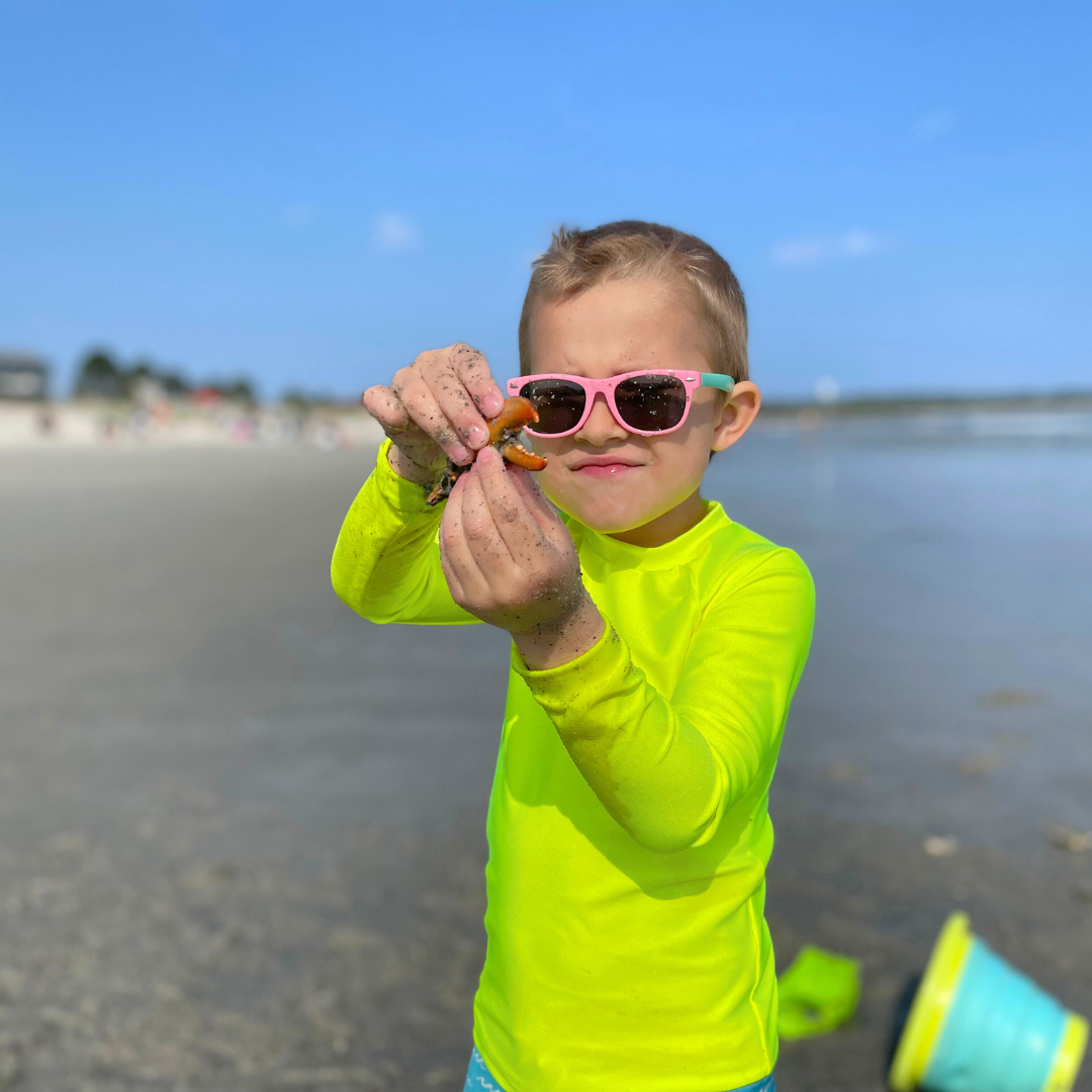 Kids' Neon Rash Guard UPF 50+
