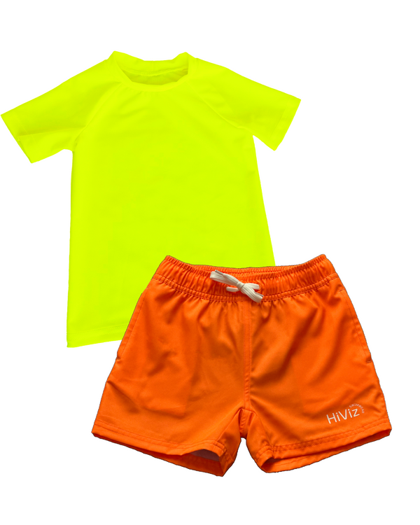 水着・ラッシュガード VEATM SURF SHORTS YELLOW SURF SHORTS-