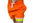 *NEW COLOR* Toddlers BLAZE Orange Swim Shorts with Boxer Brief Liner