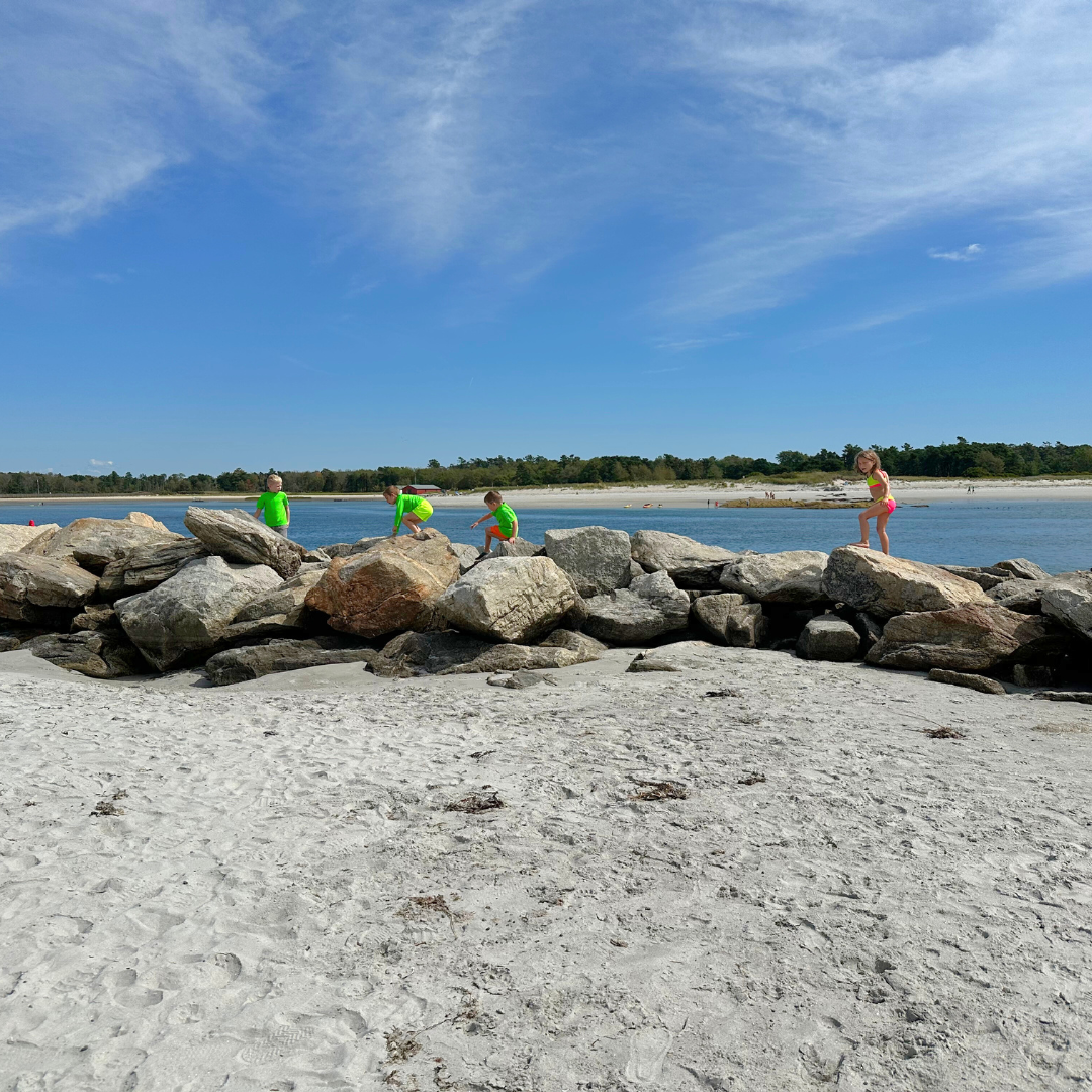 Kids' Neon Yellow Swim Shorts with Boxer Brief Liner