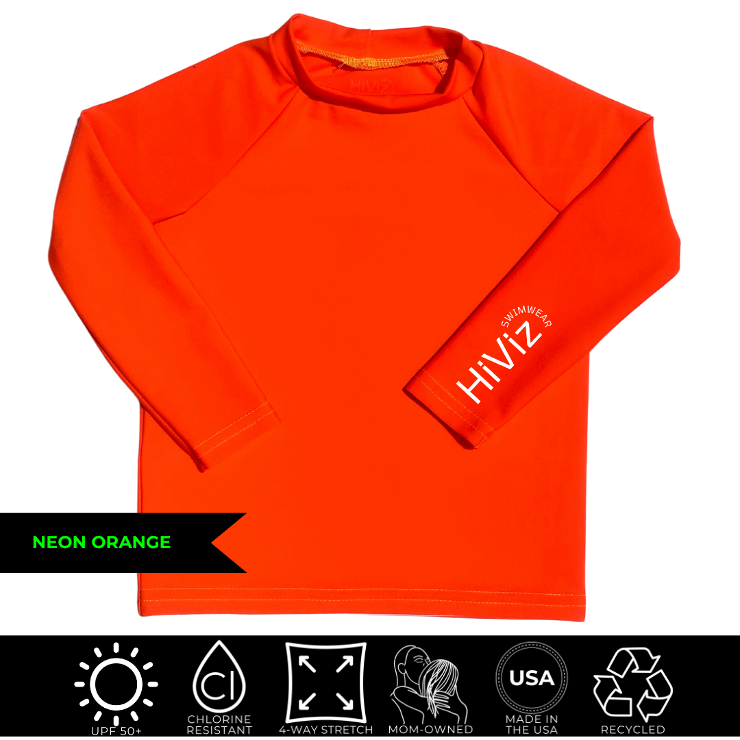 toddler rash guard long sleeve swim shirt