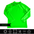Kids Bright swimwear colors neon green rash guard, sun protective sun shirt UPF 50+.